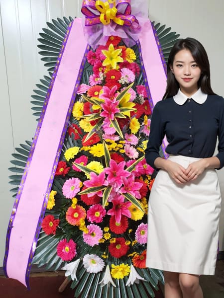 강동 루벨 3단화환 기본형